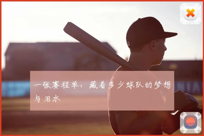 一张赛程单，藏着多少球队的梦想与泪水