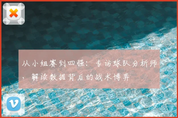 从小组赛到四强:专访球队分析师,解读数据背后的战术博弈