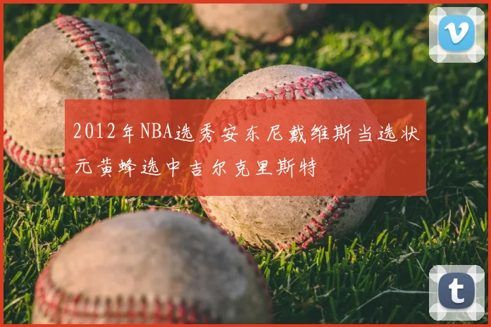 2012年NBA选秀安东尼戴维斯当选状元黄蜂选中吉尔克里斯特